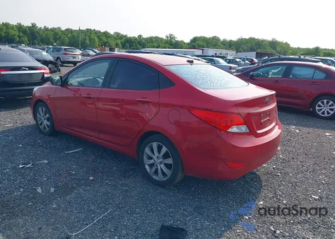 2012 Hyundai Accent Gls from USA, damaged, VIN KMHCU4AE7CU075662